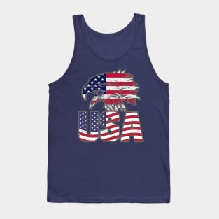 Eagle Head with USA Tank Top